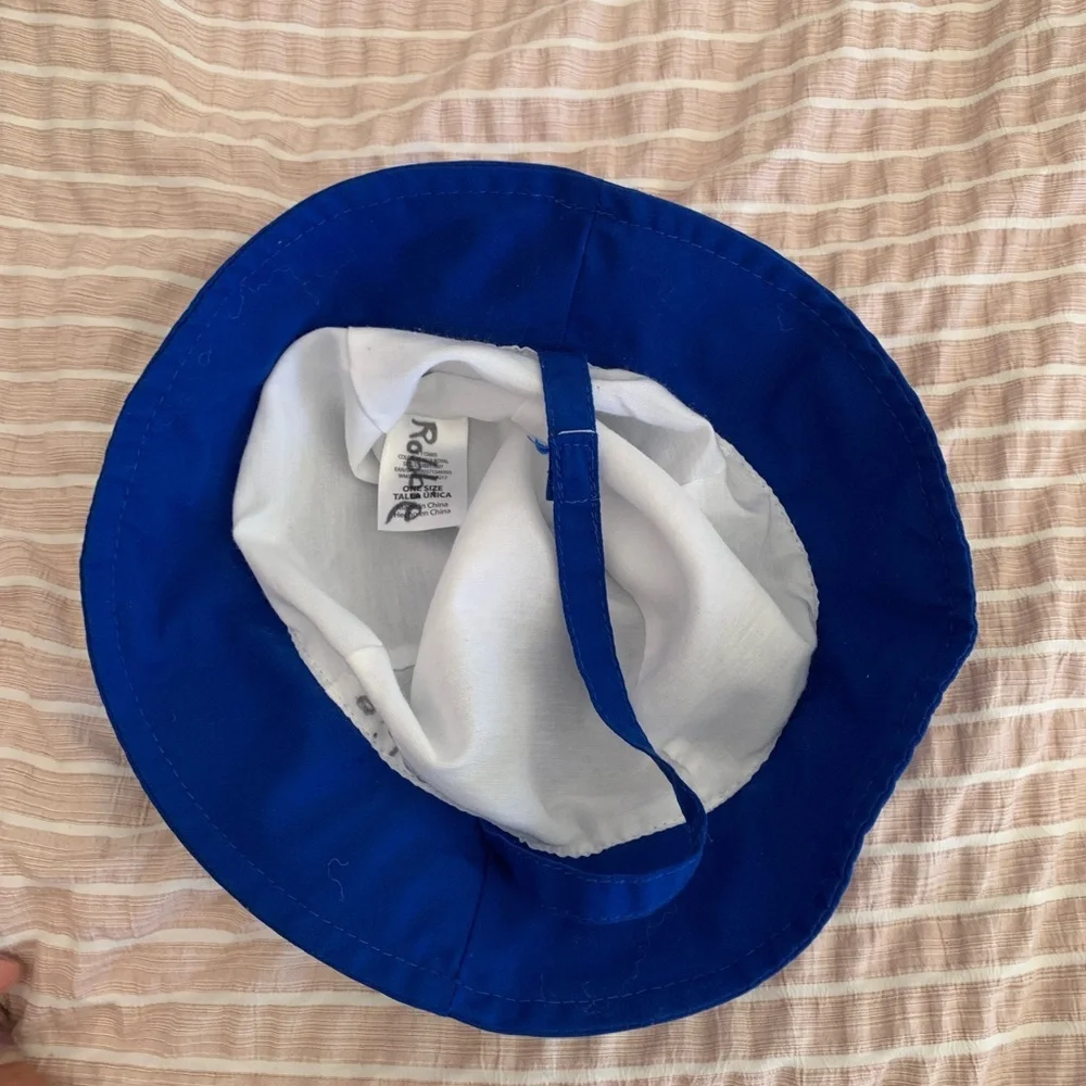 Blue sun hat